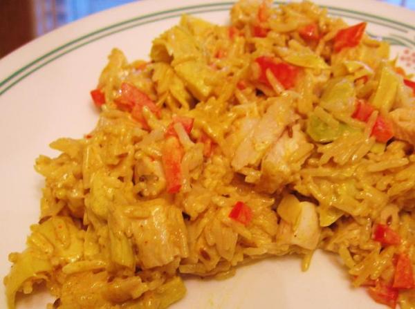 artichoke-and-chicken-curry-salad
